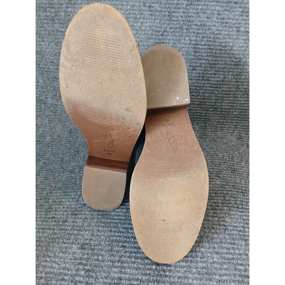 Joie Leather Boots Chelsea JJ Black Slip-On Ankle Womens Size 10 - Picture 7 of 9